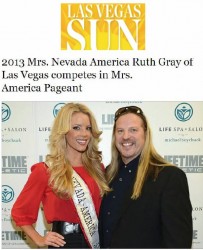 September 2013 Mrs.Nevada Ruth Gray competes in pagent